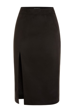 Suknja od umjetne brušene kože