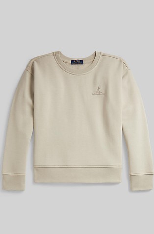 Oversized fit logo pulover s flisiranom unutrašnjošću