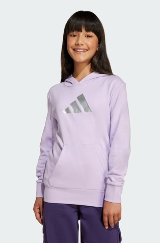 Glam pulover s kapuljačom i svjetlucavim logotipom