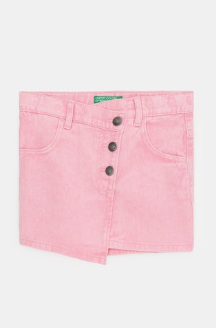 Denim mini suknja s gumbima