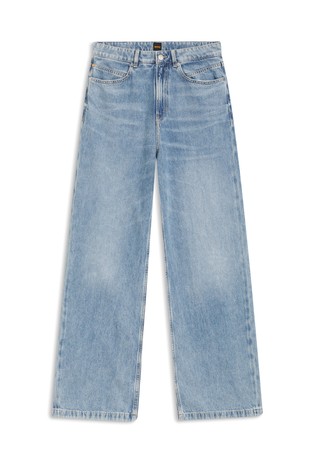 Regular fit jeans hlače sa širokim nogavicama