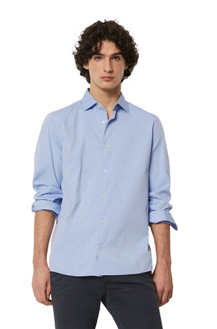 Regular fit shirt in pure organic cotton