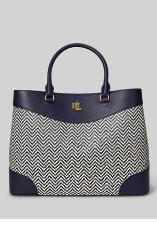 Marcy Houndstooth Large Satchel