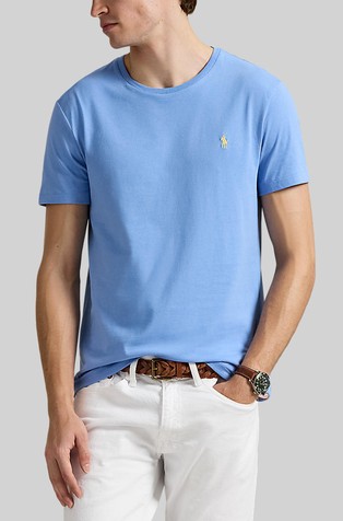 Custom Slim Fit Jersey Crewneck T-Shirt