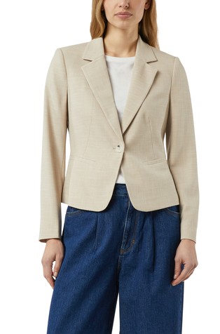 Tailored blazer in textured fabric