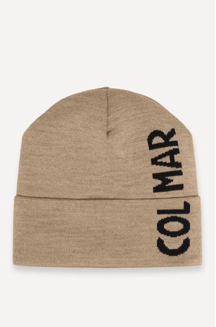Logo wool-blend beanie