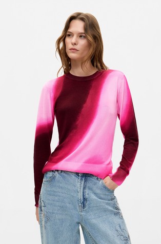 Knit gradient sweater