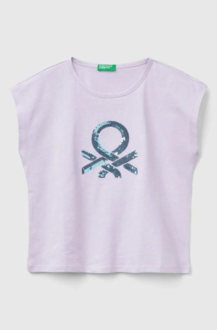 Majica kratkih rukava sa svjetlucavim logotipom