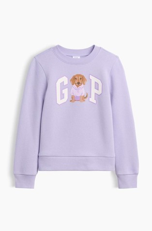 Gap logo pulover s otiskom za djevojčice