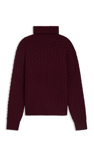 Beckham x Boss pleten pulover od vune i kašmira