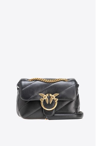 Mini Love Bag Puff Maxi prošivena kožna torbica