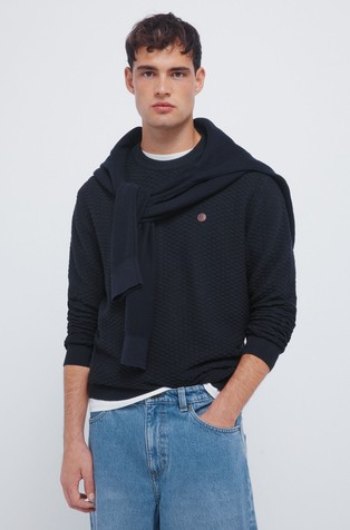 Pleten pulover od mješavine pamuka