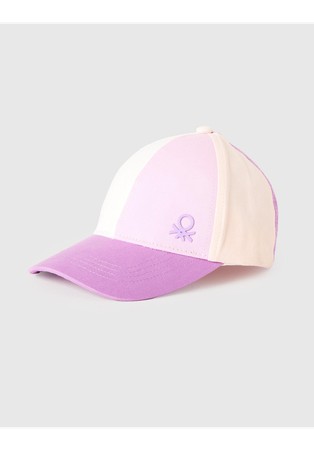 Kapa raznobojnih blokova sa šiltom