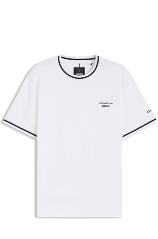 Porsche x BOSS pamučna majica s obradom za kontrolu vlage