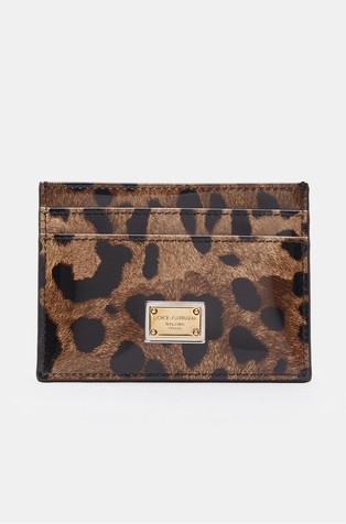 Kim x Dolce&Gabbana novčanik za kartice s leopard uzorkom