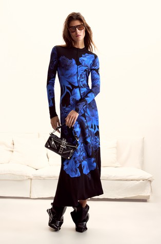 Long floral dress M. C. Lacroix