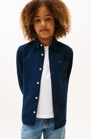 Teksturirana pamučna košulja