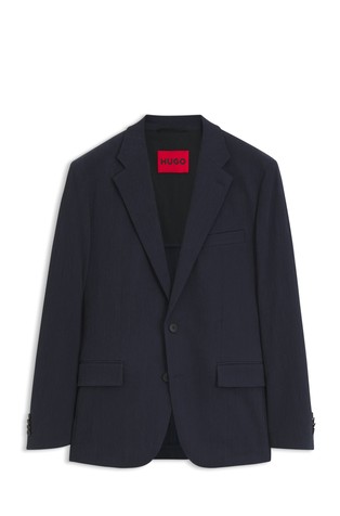 Slim-fit single-breasted jacket