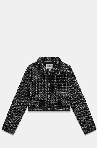 Tweed blazer with lurex