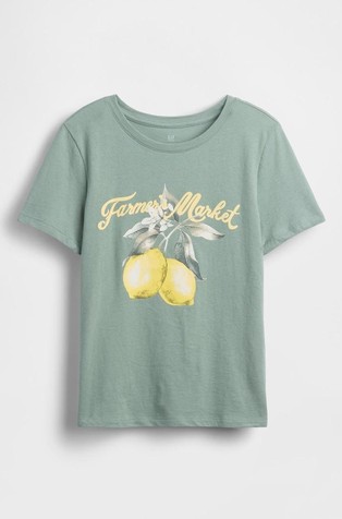 Majica kratkih rukava s printom za djevojčice