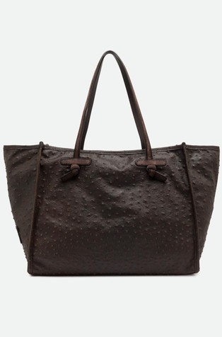 Marcella leather shopping bag