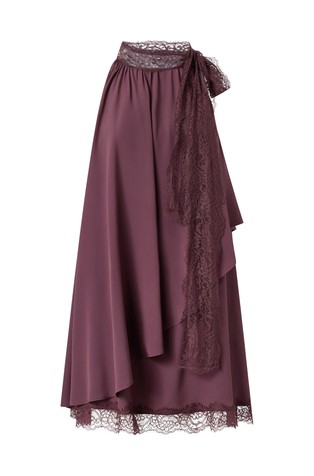 Haljina bez rukava s obrubima od čipke