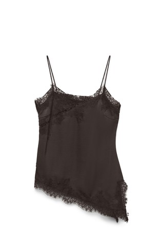 VMJULIA asimetričan top s čipkom