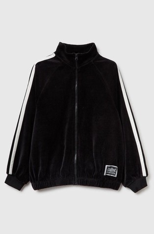 Plišani pulover s kontrastnim detaljima