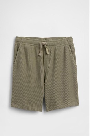 Relaxed fit rebraste kratke hlače za dječake