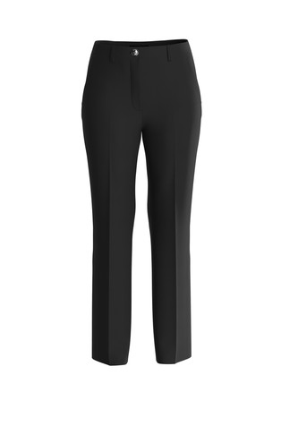 Slim fit trousers in viscose-blend