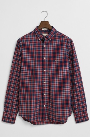 Regular Fit Checked Classic Poplin Shirt