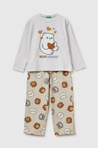 Pidžama dugih rukava s otiskom životinja