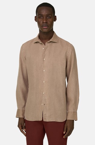 Regular fit lanena košulja