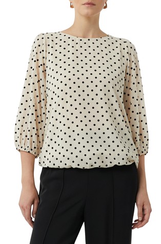 Bluza s točkastim uzorkom