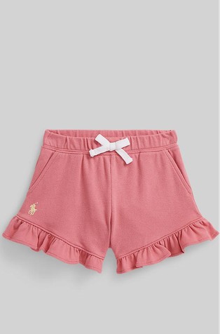 Ruffled Stretch Cotton Short