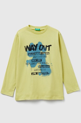 Pamučna majica dugih rukava s otiskom