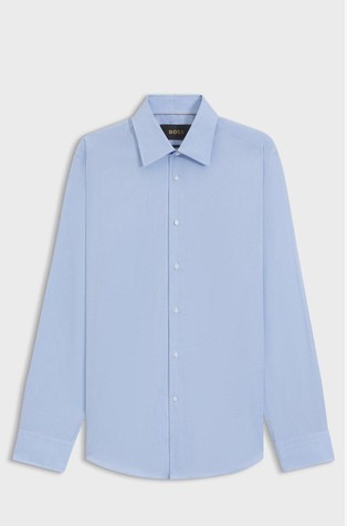 Košulja od mješavine pamuka s mikrouzorkom