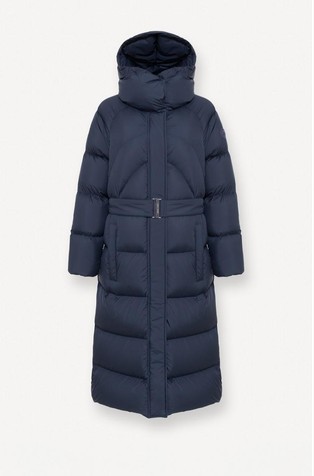 Vodoodbojna prošivena jakna punjena paperjem s remenom