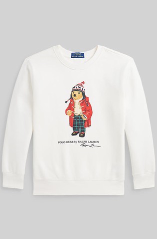 Polo bear pulover s flisiranom unutrašnjošću