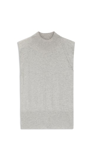 Pleten top bez rukava od kašmira