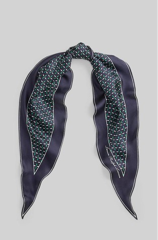 Svilena marama s geometrijskim uzorkom