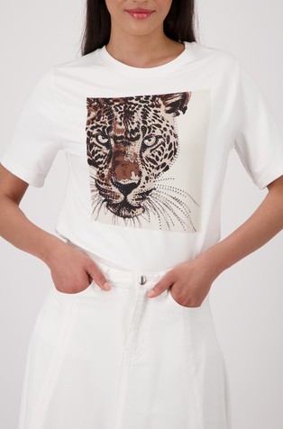 Majica kratkih rukava s otiskom leoparda