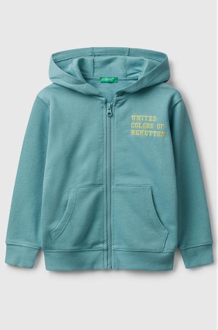 Pamučni pulover s kapuljačom i izvezenim logotipom