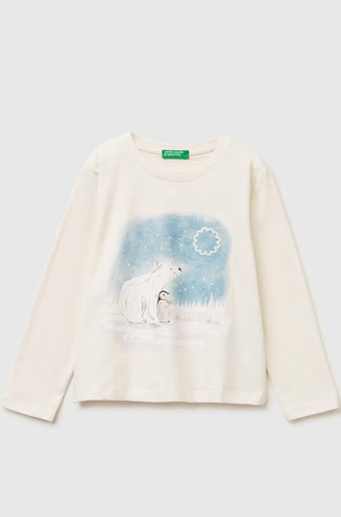 Pamučna majica dugih rukava s otiskom