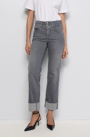 Secret Push In straight fit jeans hlače