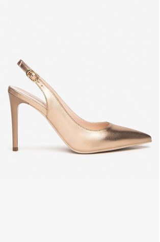 Kožne salonke s metalnim sjajem