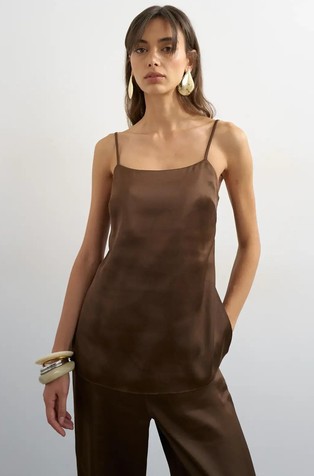 TSBIANCA satenski top