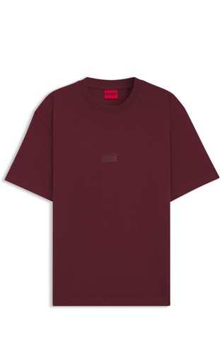 Majica od pamučnog jerseya s otisnutim logotipom sprijeda i straga