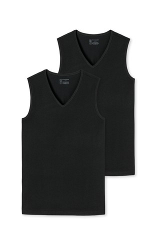 95/5 - Tank tops 2-pack organic cotton V-neck