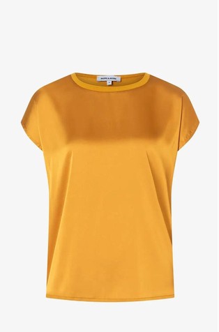 T-shirt in mixed materials